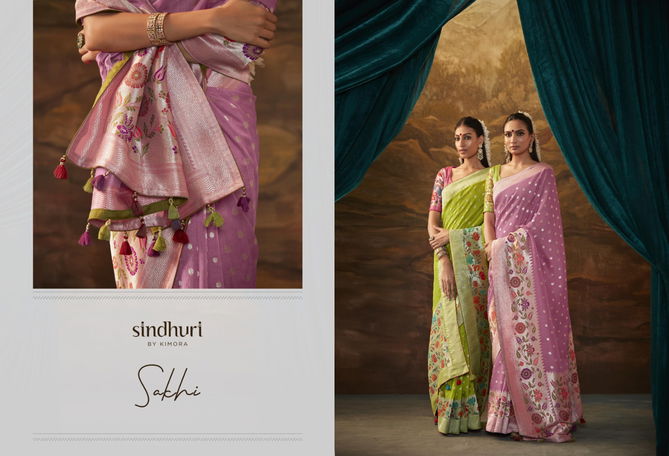 Sindhuri Sakhi By Kimora Paithani Wedding Sarees Catalog